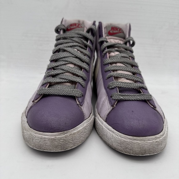Nike Blazer High 317808-511 Women Purple/White Athletic Sneaker 2009 Size US 9 - Picture 10 of 16